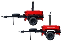 NPE NA88302 - H0 Feldküche FKÜ 180/72 - Feuerwehr (2 Stück)